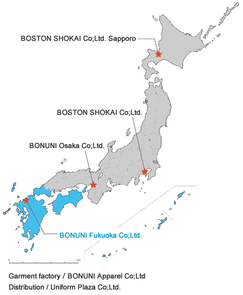 ボストン商会日本地図